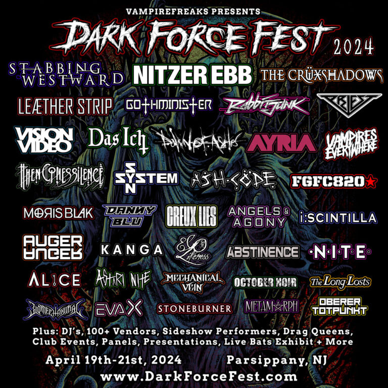 VampireFreaks Dark Force Fest 2024 Lineup